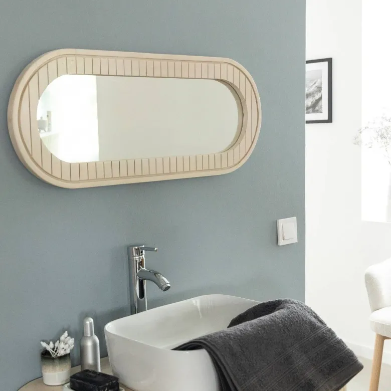 Miroir bois de manguier