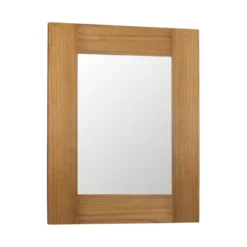 Miroir bois marron - xélina décoration