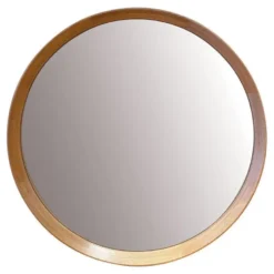 Miroir chêne bois marron - chic