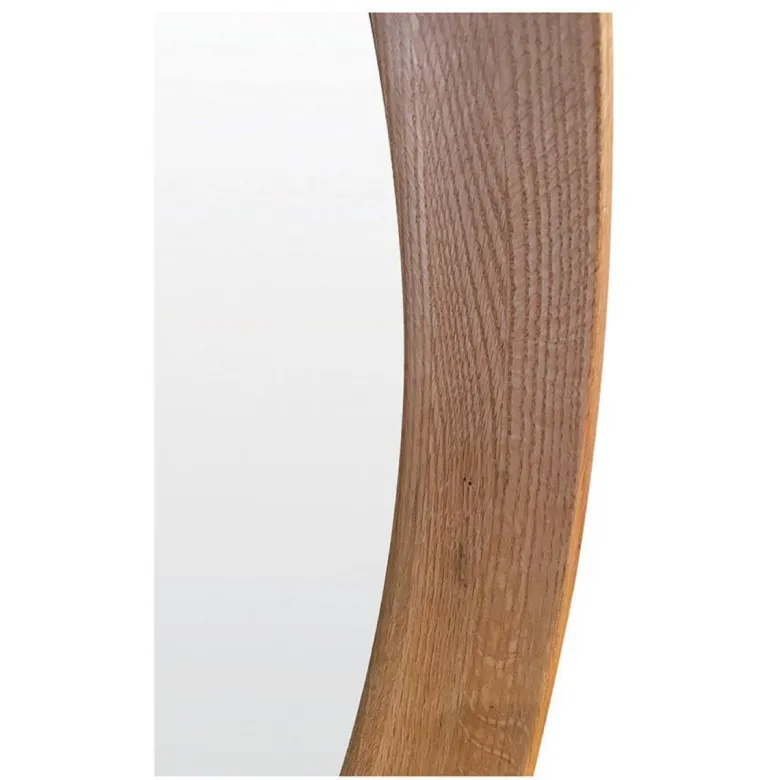 Miroir chêne bois marron - chic