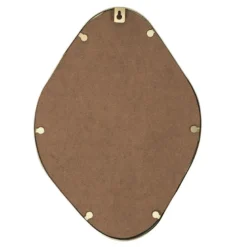 Miroir contour déco doré losange