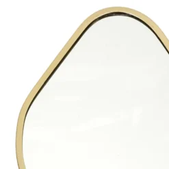 Miroir contour déco doré losange