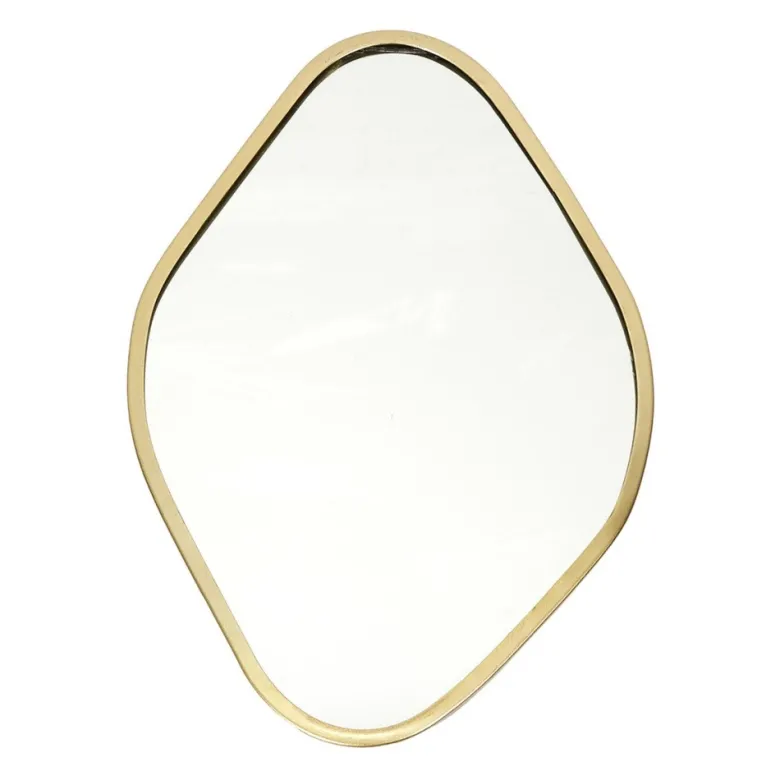 Miroir contour déco doré losange