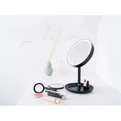 Miroir cosmétique lumineux - beurer - bs 45 édition limitée noir