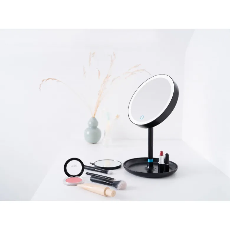 Miroir cosmétique lumineux - beurer - bs 45 édition limitée noir