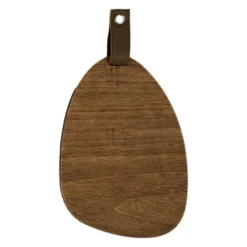 Miroir galet bois 20x29 cm