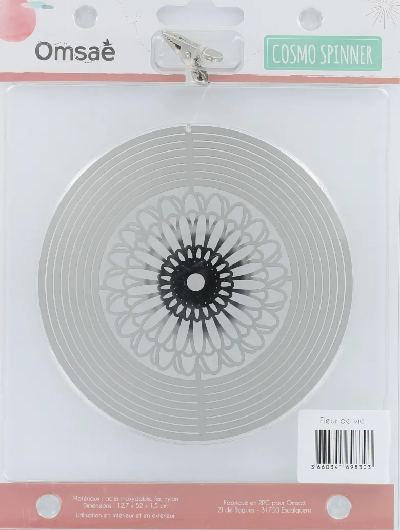 Mobile cosmo spinner fleur de vie