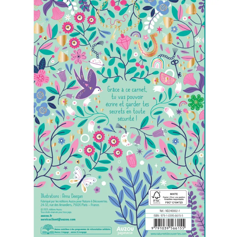Mon carnet secret bijou porte-bonheur exclusif