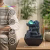 Mon espace détente : diffusion douce et fontaine zen
