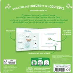 Mon livre des odeurs et des couleurs La nature