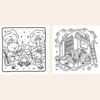 Mon petit kit cosy coloriage 30 moments mignons à colorier