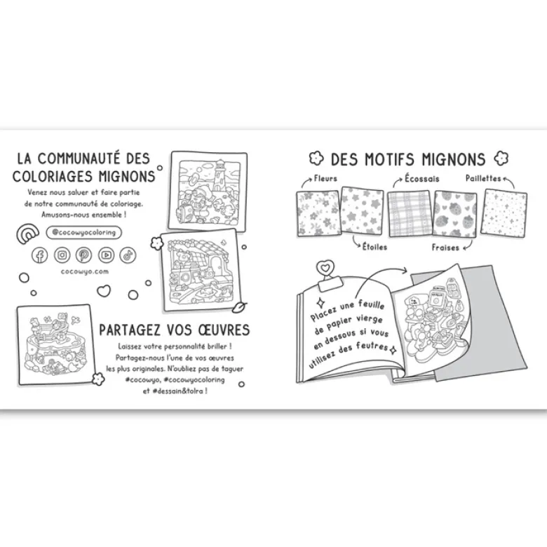 Mon petit monde cosy coloriages mignons et cocooning