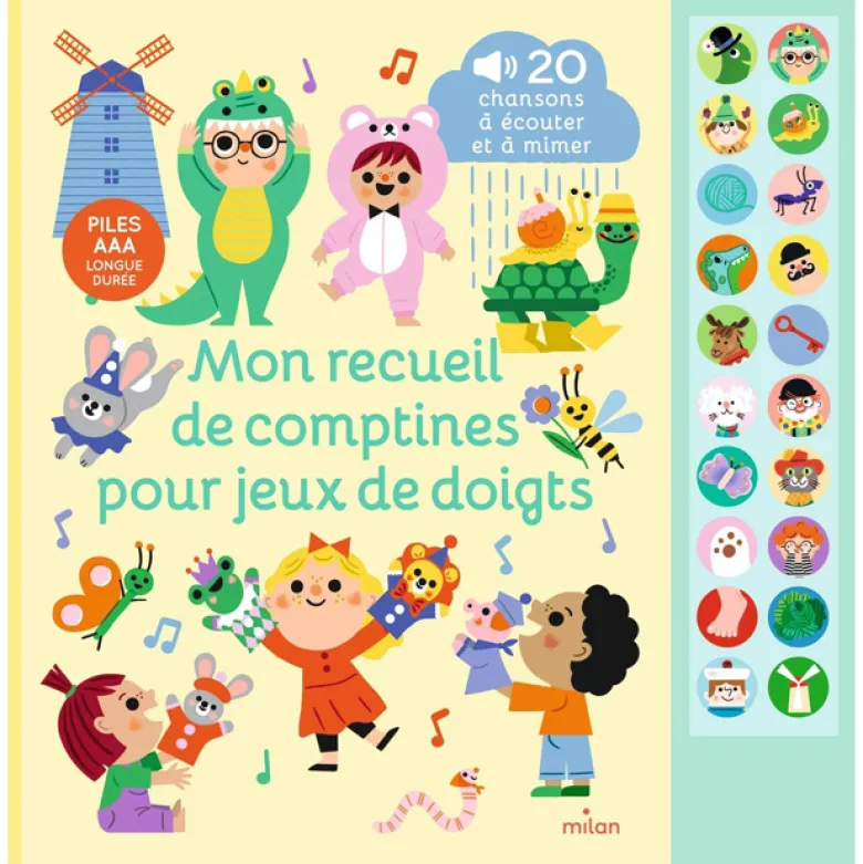 Mon recueil de comptines jeux de doigts