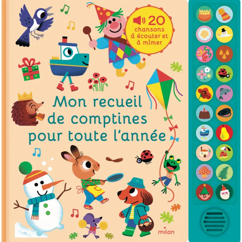 Mon recueil de comptines pour toute l'année