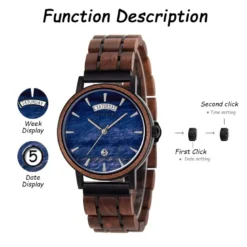 Montre bois homme kairos