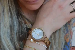 Montre bois zébrano venissia