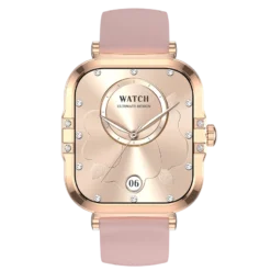 Montre connectée amoled-edition véga rose