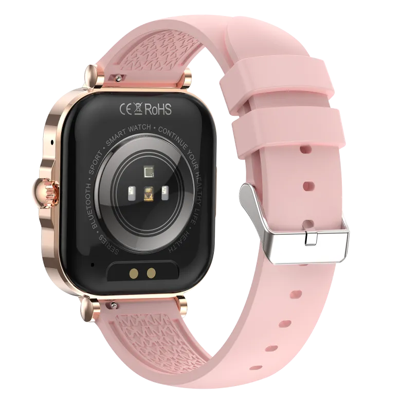 Montre connectée amoled-edition véga rose