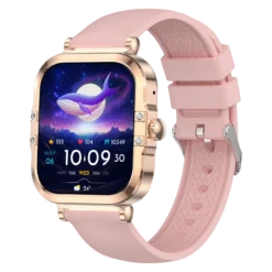 Montre connectée amoled-edition véga rose