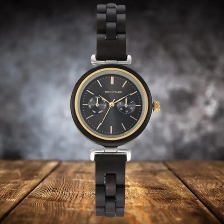 Montre femme en ebène maya