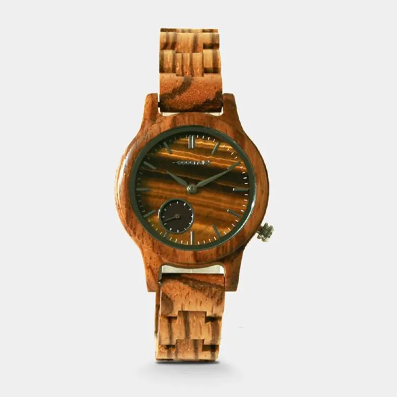 Montre femme zébrano verso