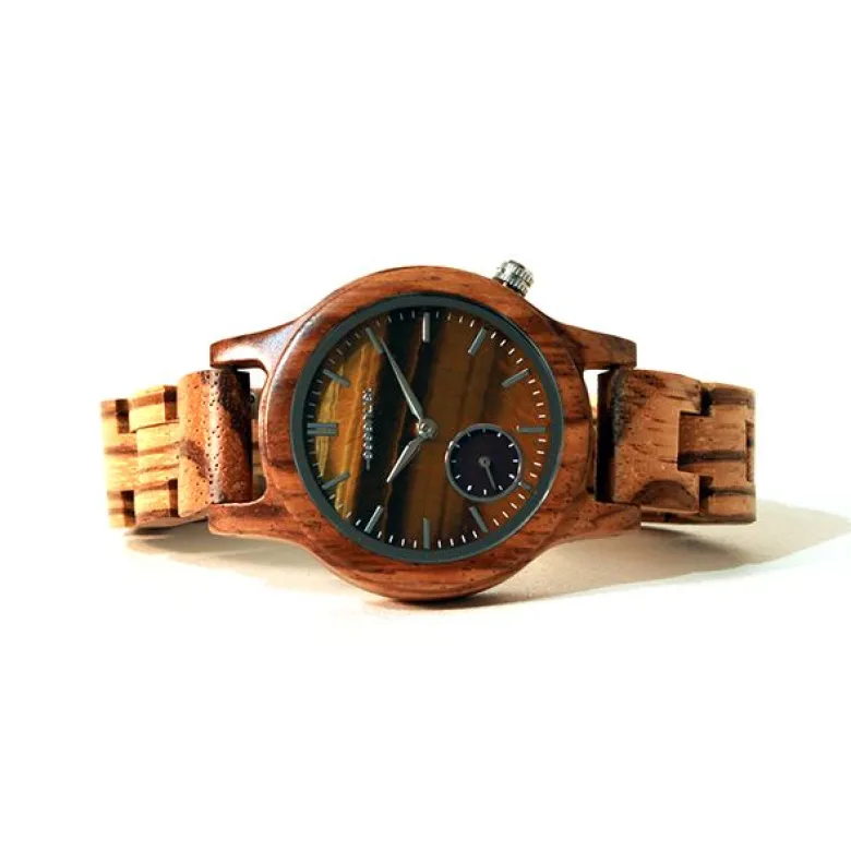 Montre femme zébrano verso