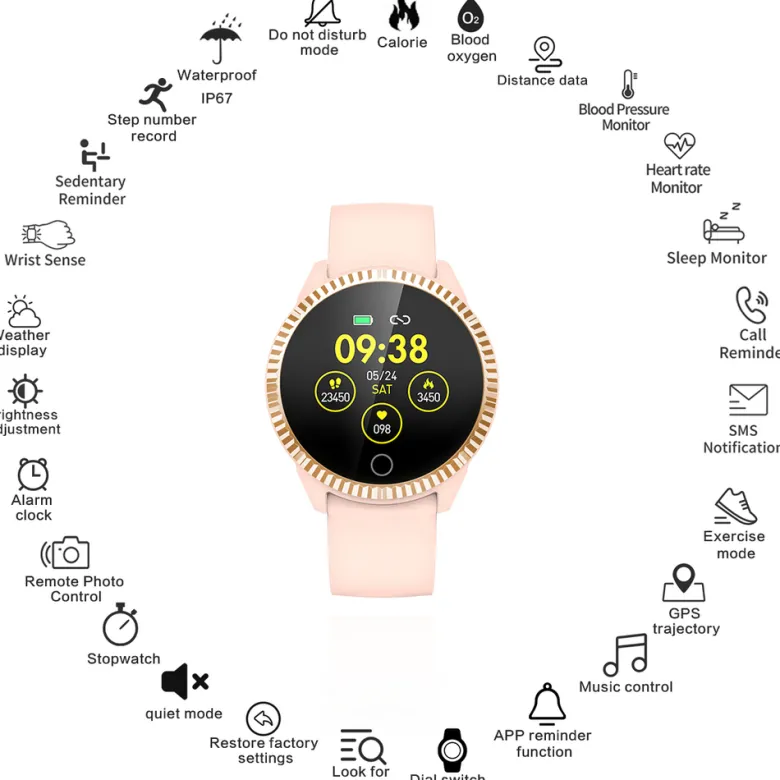 Montre gps multifonctions