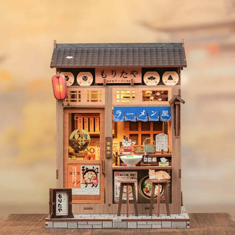 Morita-ya - maquette booknook serre-livre