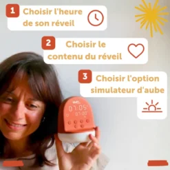 Morphée Sun réveil simulateur d'aube et crépuscule et citations inspirantes