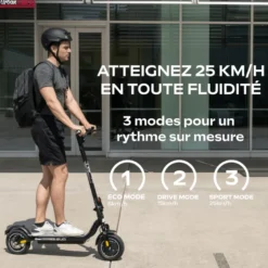 Moteur 450w – autonomie jusqu'a 20 km – poids 16kg – batterie 21.6v&nbsp;10ah