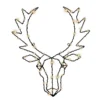 Motif lumineux tête de cerf à suspendre