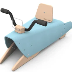 Moto à bascule - bleu
