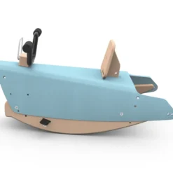 Moto à bascule - bleu