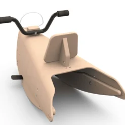 Moto à bascule - bois naturel