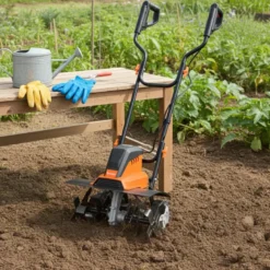 Motobineuse électrique chester 1500w - 45cm - pour un potager au naturel