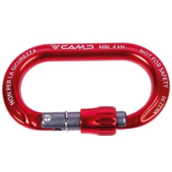 Mousqueton porte-clés camp ekto lock à vis rouge
