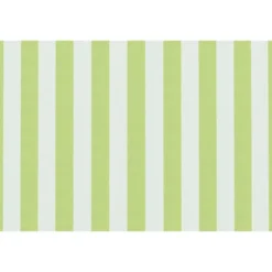 Méridienne modulable - tissu extérieur à rayures Vert anis et Blanc