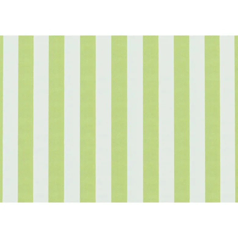 Méridienne modulable - tissu extérieur à rayures Vert anis et Blanc