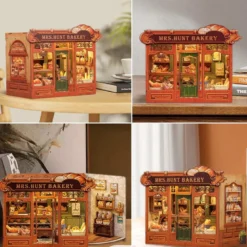 Mrs hunts bakery - maquette booknook serre-livre