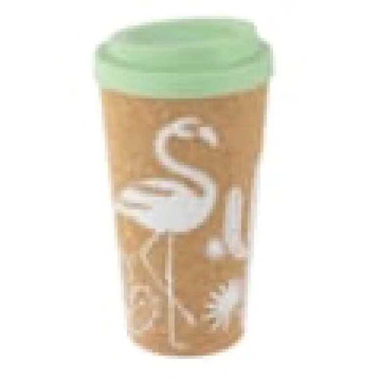 Mug de transport en liège exotic