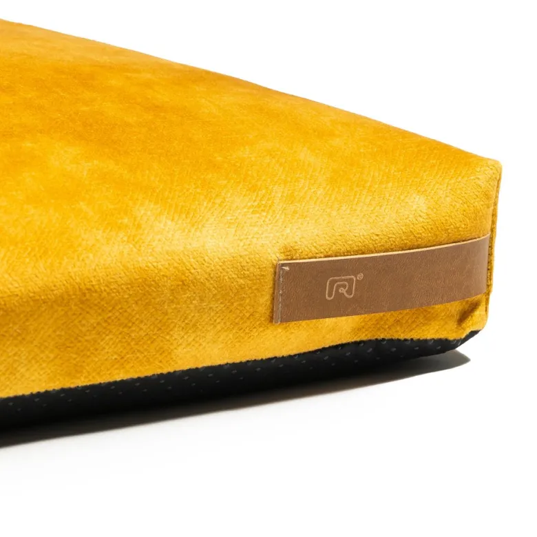 Muovi, tapis chien-chat jaune s