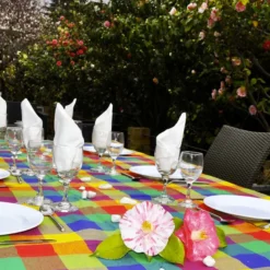 Nappe pique-nique multicouleur (140x145)