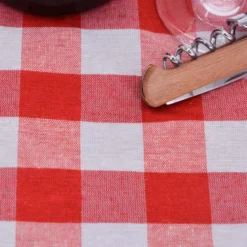 Nappe pique-nique - rouge (140x145cm)