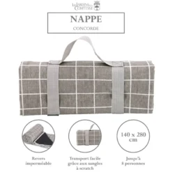 Nappe pique-nique xl concorde 140x280cm
