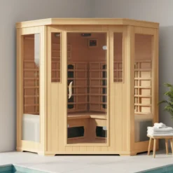 Narvik cabine de sauna luxe infrarouge 3-4 places