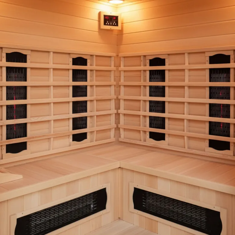Narvik cabine de sauna luxe infrarouge 3-4 places