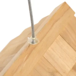 Nichoir bleu en bois