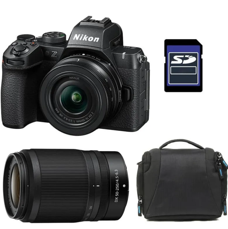 Nikon z50 ii + z 16-50 + z 50-250 + sac + carte sd 8 go