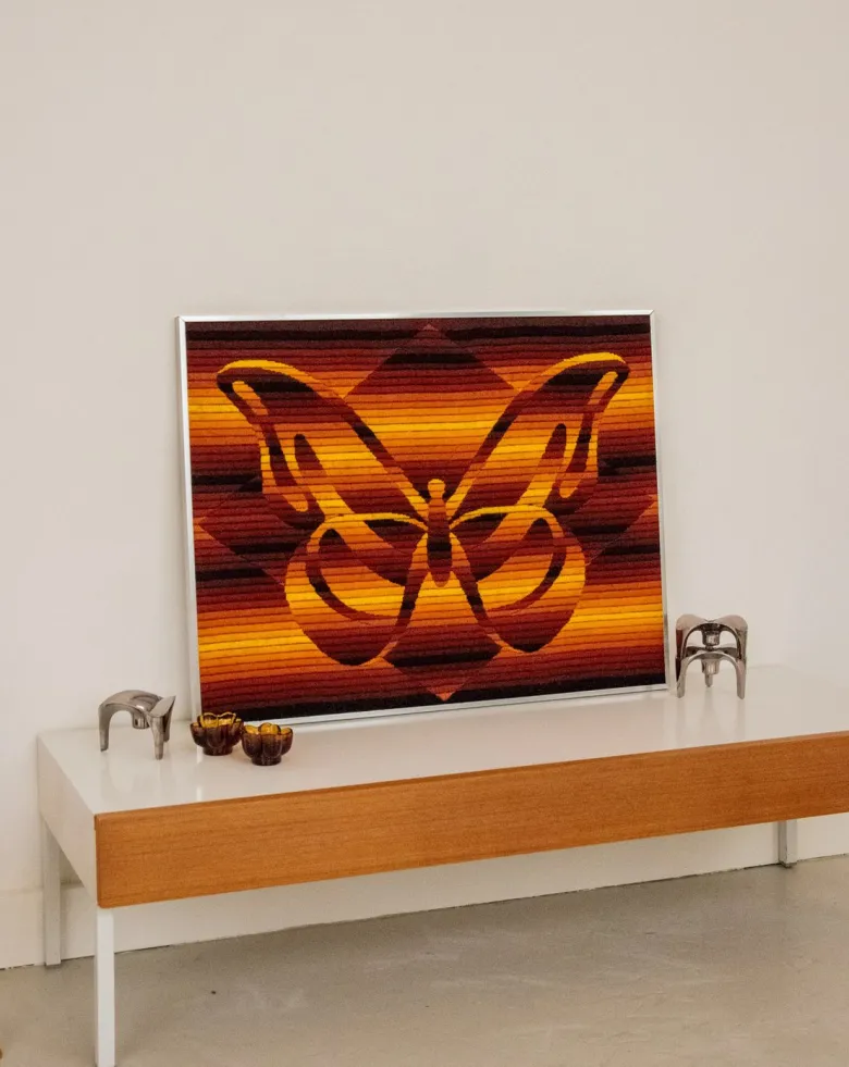 Nina, la tapisserie 70's papillon n°334