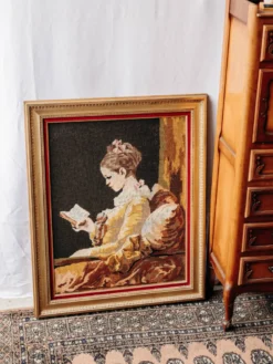 Nina, le canevas de femme encadré n°319